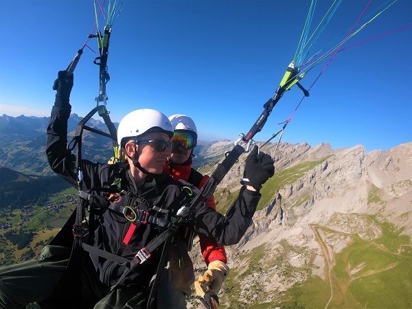Baptême parapente à l’Aiguille
