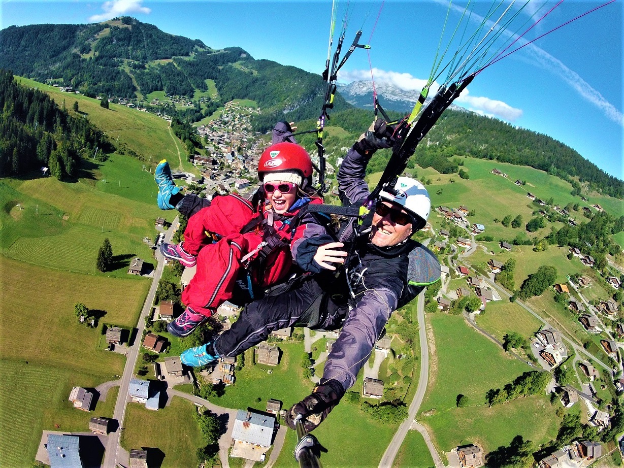Vol parapente à La Clusaz