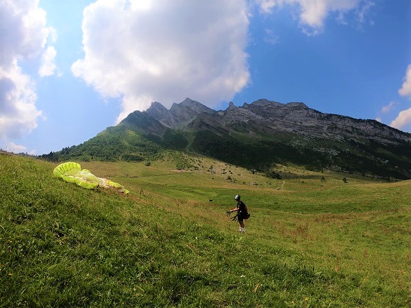 Gonflage parapente 2